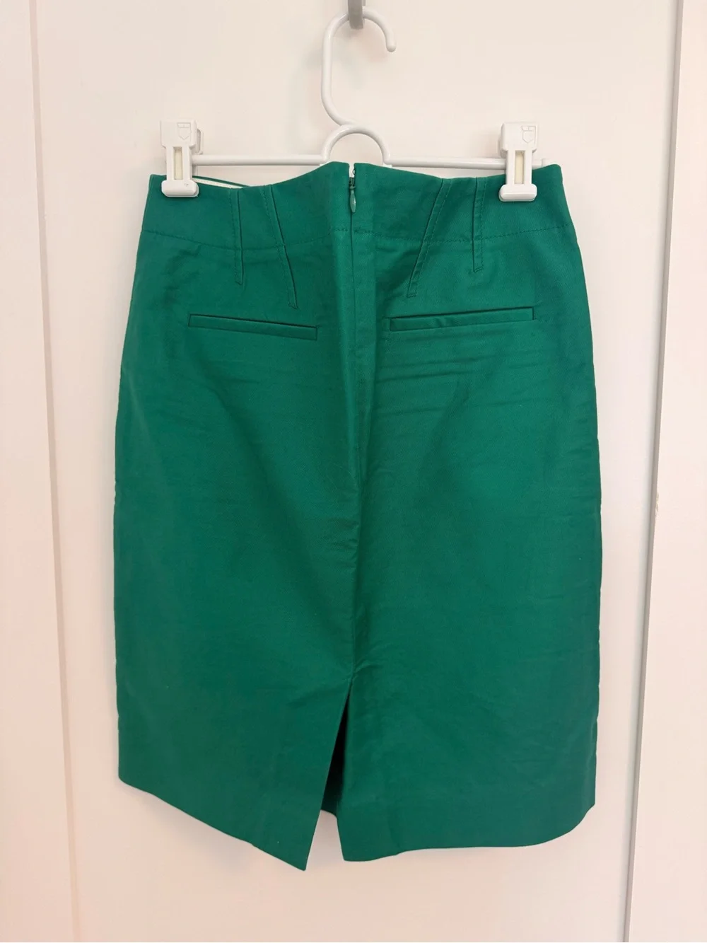 Jcrew Emerald Green Pencil Skirt